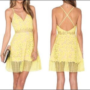 Lovers + Friends Yellow Bellini Dress